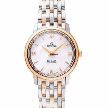  Omega De Ville Prestige 424.20.27.60.05.002 - De Ville Prestige Quartz 27.4 mm Quartz White Mother Of Pearl Dial R </h1> 