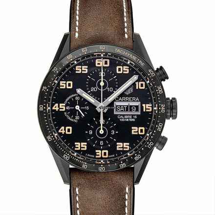  TAG Heuer Carrera Calibre 16 CV2A84.FC6394 - Carrera Calibre 16 DD Automatic Chronograph Black Dial Men's Watch </h1> 