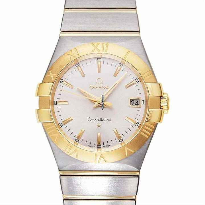  Omega Constellation Quartz 123.20.35.60.02.002 - Constellation Quartz 35 mm Quartz Silver Dial Yellow Gold Ladies Wat </h1> 
