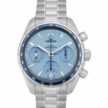 Thumbnail von Omega Speedmaster 324.30.38.50.03.001 - Speedmaster 38 mm Co-Axial Chronograph 38 mm Automatic Blue Dial Ste </h1>