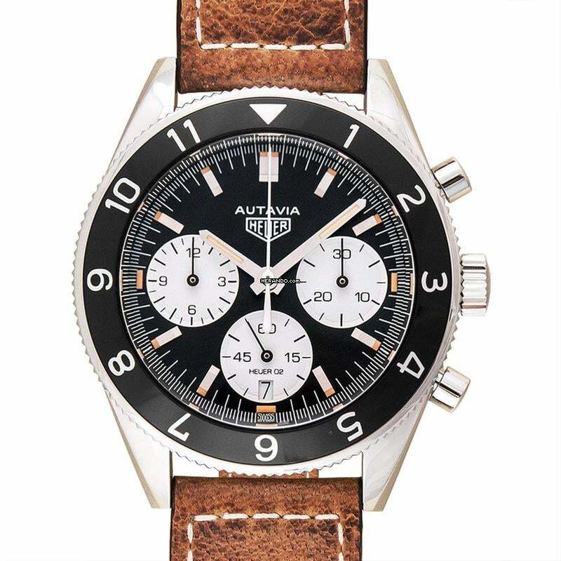  TAG Heuer Autavia CBE2110.FC8226 - Heritage Calibre Heuer 02 Automatic Chronograph Black Dial Men's Watch </h1> 