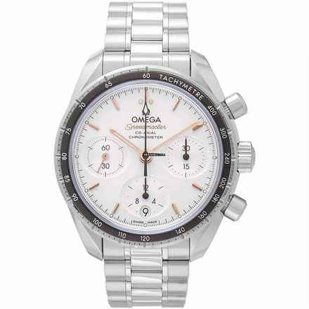  Omega Speedmaster 324.30.38.50.02.001 - Speedmaster Co-Axial Chronograph 38 mm Automatic Silver Dial Steel M </h1> 