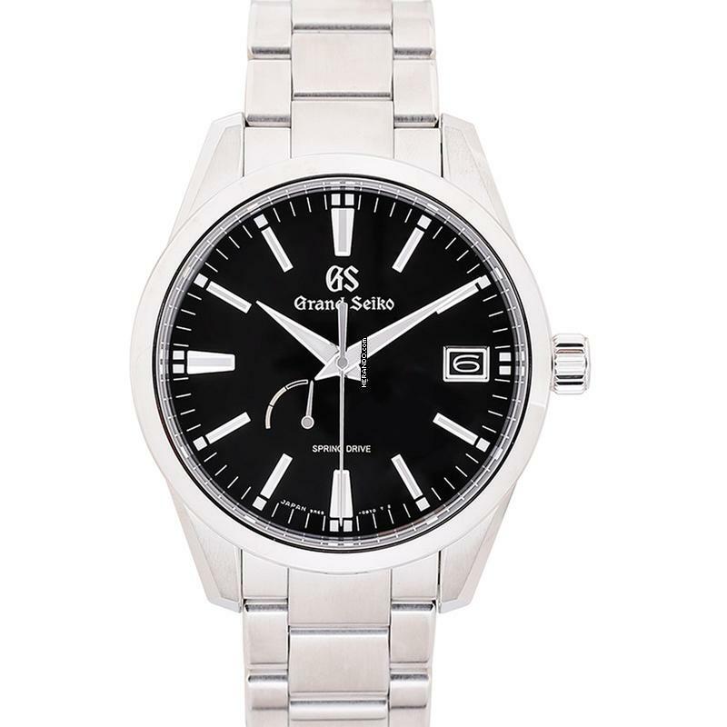  Seiko GS SBGA301 - Spring Drive Stainless Steel / Black / Bracelet </h1> 