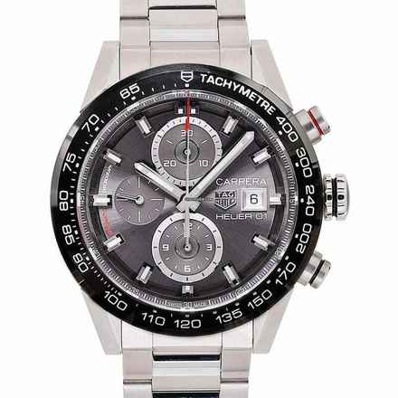  TAG Heuer Carrera Calibre HEUER 01 CAR201W.BA0714 - Carrera Tachymeter Automatic Grey Dial Men's Watch </h1> 