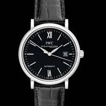 Thumbnail von IWC Portofino Automatic IW356502 - Portofino Automatic Black Dial Men's Watch </h1>