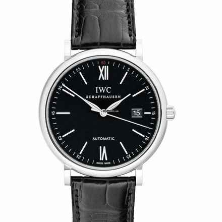  IWC Portofino Automatic IW356502 - Portofino Automatic Black Dial Men's Watch </h1> 