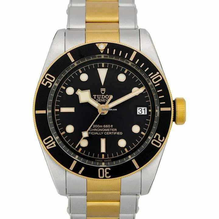  Tudor Black Bay S&G 79733N-0008 - Heritage Black Bay Automatic Black Dial Stainless Steel Men's Watch </h1> 