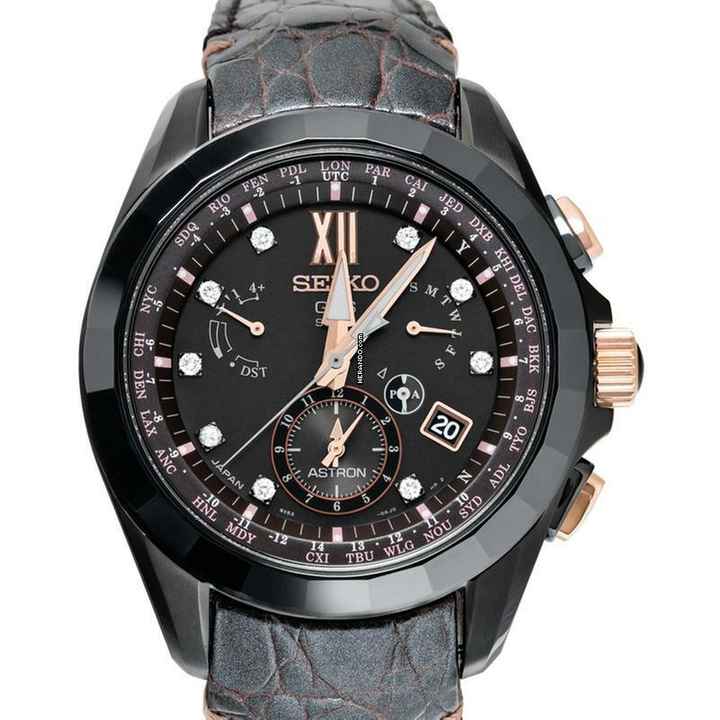  Seiko Astron GPS Solar SBXB083 - Astron Quartz Brown Dial Titanium Men's Watch </h1> 