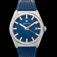 Thumbnail von Zenith Defy 95.9000.670/51.R790 - Defy Classic Titanium / Blue / Rubber </h1>