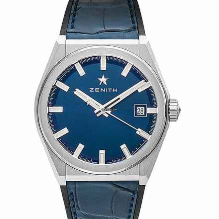  Zenith Defy 95.9000.670/51.R584 - Defy Classic Titanium / Blue / Alligator </h1> 