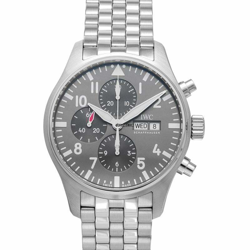  IWC Fliegeruhr Spitfire Chronograph IW377719 - Pilot's Watch Chronograph Spitfire Automatic Grey Dial Unisex Watch </h1> 