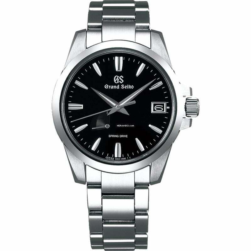  Grand Seiko Heritage Collection SBGA227 - 9R Spring Drive Automatic Black Dial Stainless Steel Men's Watch </h1> 