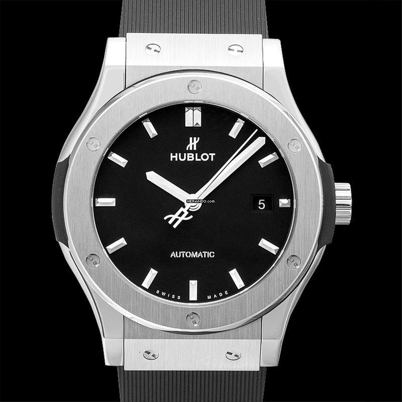 Thumbnail von Hublot Classic Fusion 542.NX.1171.RX - Classic Fusion Automatic Black Dial Titanium Men's Watch </h1>