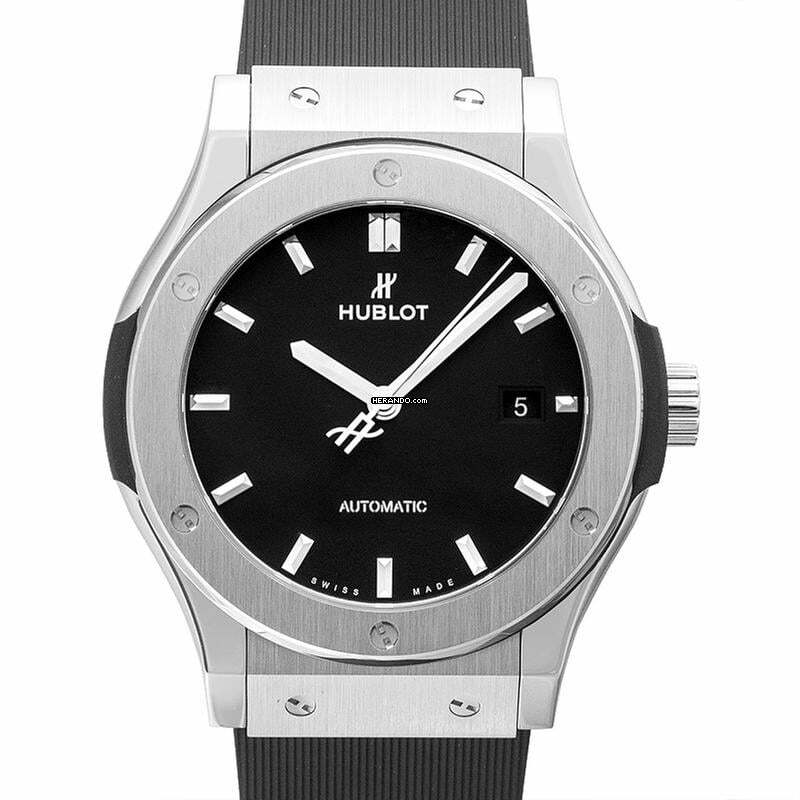  Hublot Classic Fusion 542.NX.1171.RX - Classic Fusion Automatic Black Dial Titanium Men's Watch </h1> 