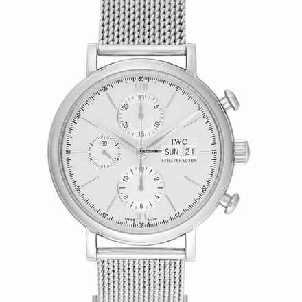  IWC Portofino Chronograph IW391009 - Portofino Chronograph Automatic Silver Dial Men's Watch </h1> 