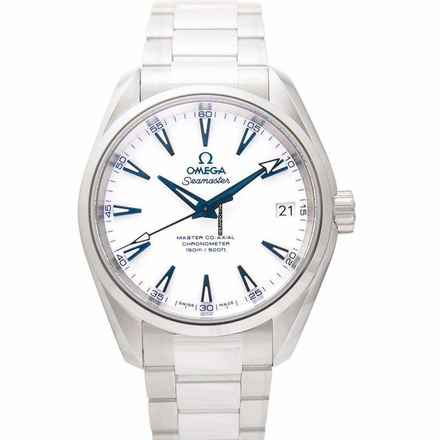  Omega Seamaster Aqua Terra 231.90.39.21.04.001 - Seamaster Aqua Terra 150M Master Co-Axial 38.5 mm White Dial Titaniu </h1> 