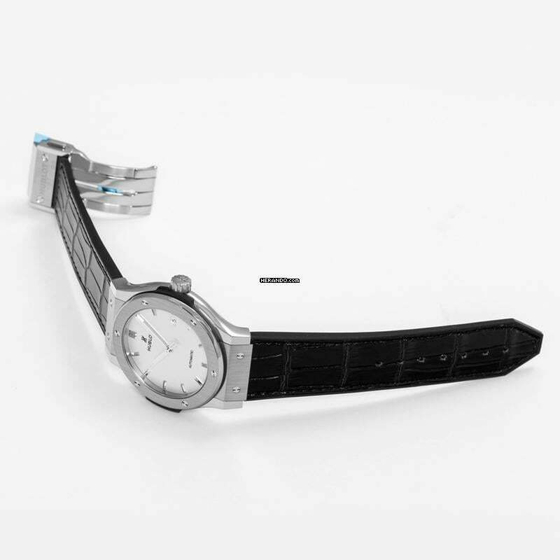 Thumbnail von Hublot Classic Fusion 542.NX.2611.LR - Classic Fusion Titanium Opalin Automatic Silver Dial Men's Watch </h1>