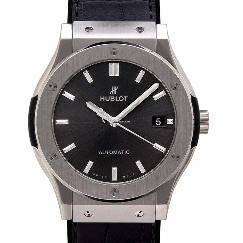  Hublot Classic Fusion Racing Grey 511.NX.7071.LR - Classic Fusion Automatic Grey Dial Titanium Men's Watch </h1> 