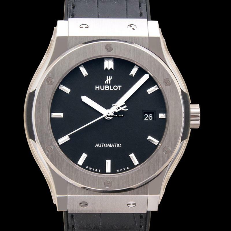 Thumbnail von Hublot Classic Fusion 542.NX.1171.LR - Classic Fusion Titanium Automatic Black Dial Men's Watch </h1>