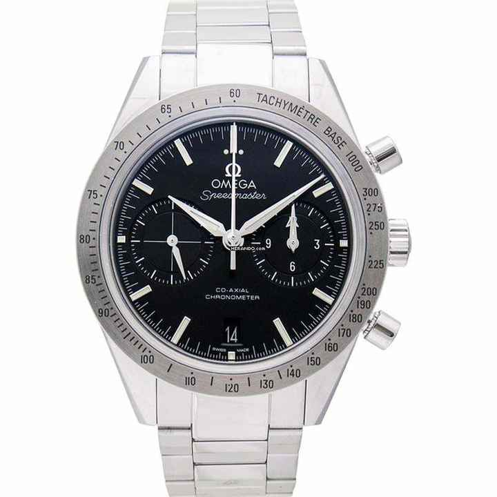 Omega Speedmaster '57 331.10.42.51.01.001 - Speedmaster '57 Co-Axial Chronograph 41.5 mm Automatic Black Dial St </h1> 