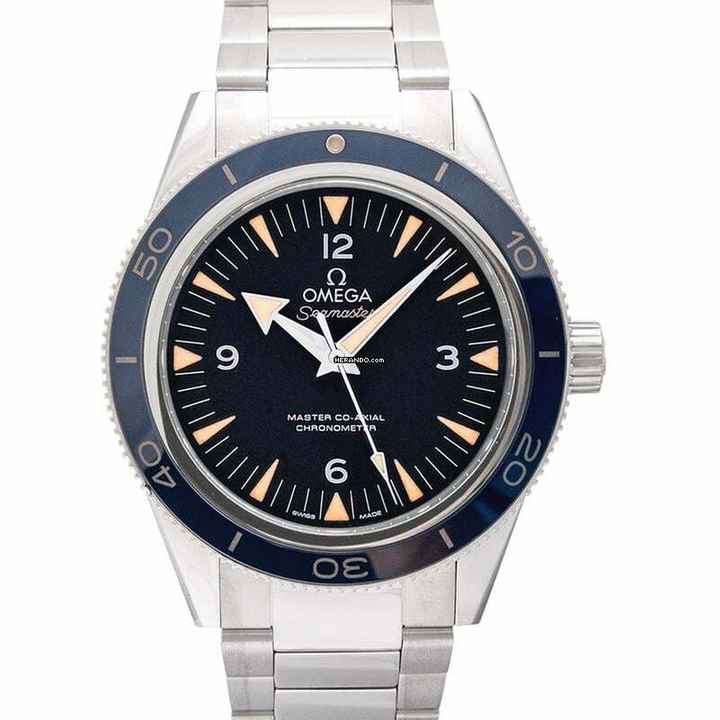  Omega Seamaster 300 233.90.41.21.03.001 - Seamaster 300 Master Co-Axial 41 mm Automatic Blue Dial Titanium Men </h1> 