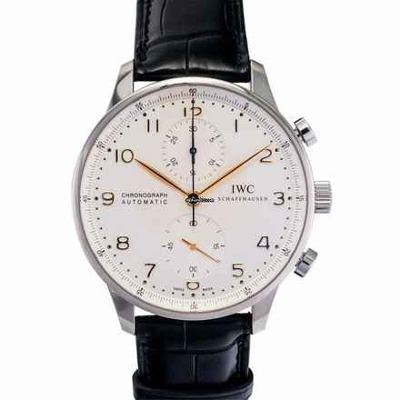  IWC Portugieser Chronograph IW371445 - Portugieser Chronograph Automatic Silver Dial Men's Watch </h1> 