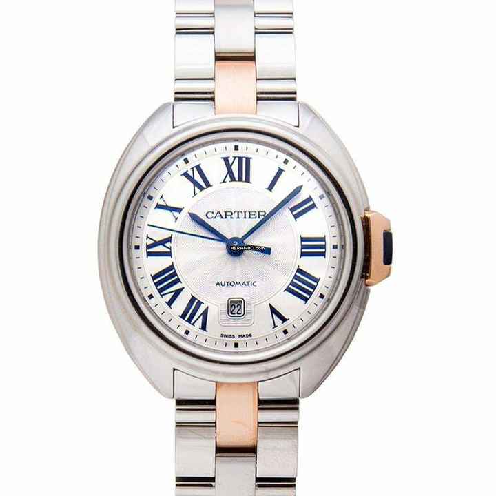  Cartier Clé de Cartier W2CL0004 - Clé de Cartier 31 mm Automatic Silver Dial Stainless Steel Ladies Watch </h1> 