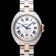 Thumbnail von Cartier Clé de Cartier W2CL0004 - Clé de Cartier 31 mm Automatic Silver Dial Stainless Steel Ladies Watch </h1>