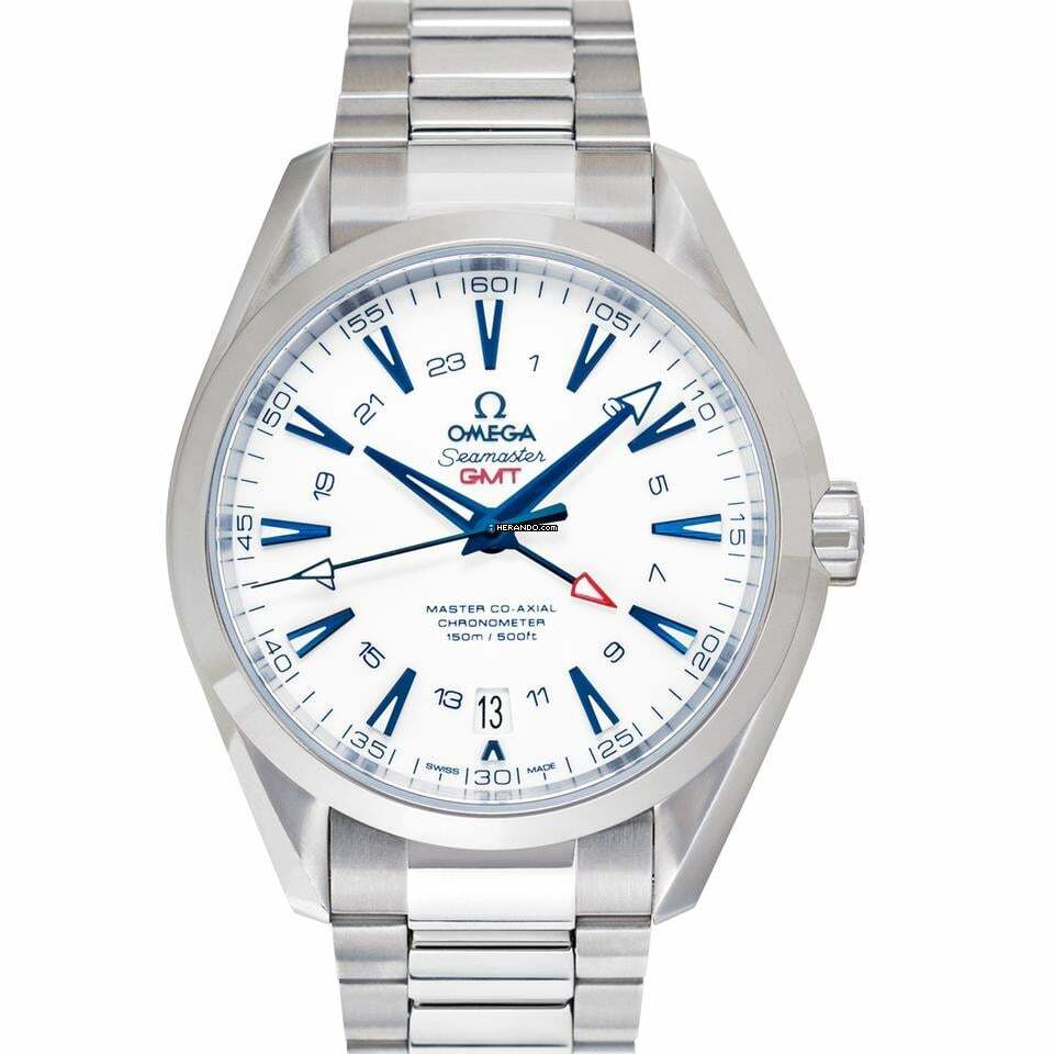 Omega Seamaster Aqua Terra 231.90.43.22.04.001 - Seamaster Aqua Terra 150M Master Co-Axial GMT 43 mm Automatic White </h1>