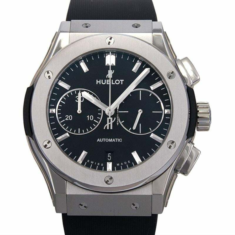  Hublot Classic Fusion Chronograph 521.NX.1171.RX - Classic Fusion Chronograph Automatic Black Dial Titanium Men's Watch </h1> 