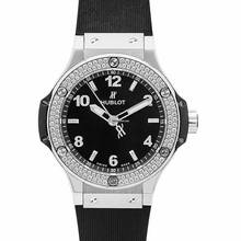 Thumbnail von Hublot Big Bang 38 mm 361.SX.1270.RX.1104 - Big Bang Quartz Black Dial Stainless Steel Ladies Watch </h1>