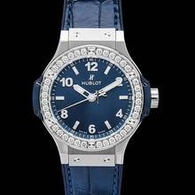 Thumbnail von Hublot Big Bang 38 mm 361.SX.7170.LR.1204 - Big Bang Quartz Blue Dial Stainless Steel Ladies Watch </h1>