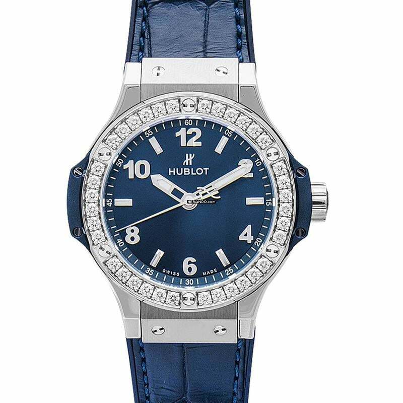  Hublot Big Bang 38 mm 361.SX.7170.LR.1204 - Big Bang Quartz Blue Dial Stainless Steel Ladies Watch </h1> 