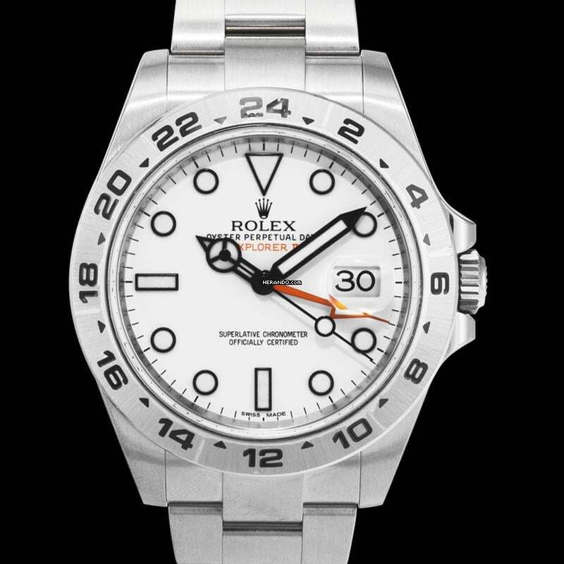 Thumbnail von Rolex Explorer II 216570 - Explorer II Automatic White Dial Stainless Steel Men's Watch </h1>