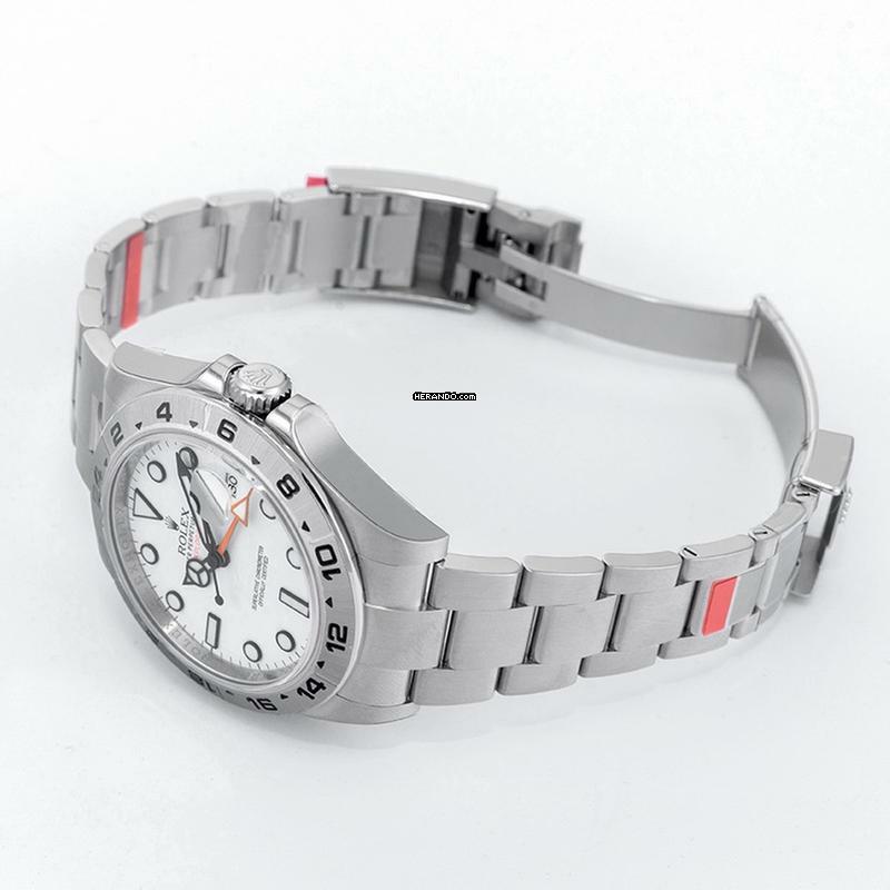 Thumbnail von Rolex Explorer II 216570 - Explorer II Automatic White Dial Stainless Steel Men's Watch </h1>