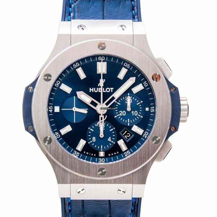  Hublot Big Bang 44 mm 301.SX.7170.LR - Big Bang Steel Blue Automatic Blue Dial Men's Watch </h1> 