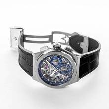 Thumbnail von Zenith Defy El Primero 95.9000.9004/78.R582 - Defy El Primero 21 Titanium / Skeleton / Alligator </h1>