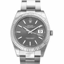 Thumbnail von Rolex Datejust 41 126334 - Datejust 41 Dark Rhodium 18k White Gold/Steel Oyster 41mm </h1>