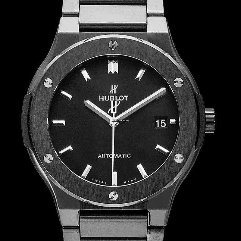 Thumbnail von Hublot Classic Fusion 510.CM.1170.CM - Classic Fusion Automatic Black Dial Ceramic Men's Watch </h1>