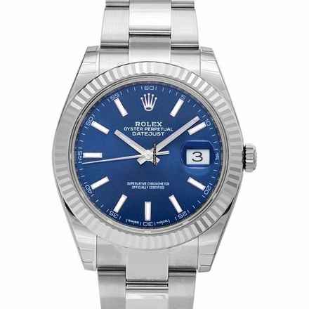  Rolex Datejust 41 126334 - Oyster Perpetual Datejust 41 Blue Dial Automatic Men's Watch 126334BLSO </h1> 