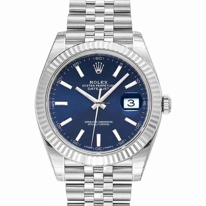 Rolex Datejust 41 126334 - Datejust 41 Blue 18k White Gold/Steel Jubilee 41mm </h1> 