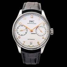 Thumbnail von IWC Portugieser Automatik IW500704 - Portugieser Automatic Silver Dial Men's Watch </h1>