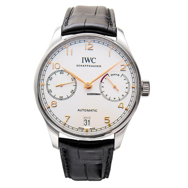  IWC Portugieser Automatik IW500704 - Portugieser Automatic Silver Dial Men's Watch </h1> 