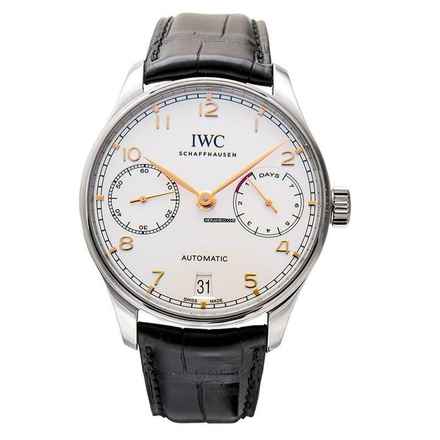  IWC Portugieser Automatik IW500704 - Portugieser Automatic Silver Dial Men's Watch </h1> 