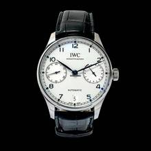 Thumbnail von IWC Portugieser Automatik IW500705 - Portugieser Automatic Silver Dial Men's Watch </h1>