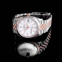 Thumbnail von Rolex Datejust 36 126231 - Datejust 36 Stainless Steel / Everose / Fluted / White / Jubilee </h1>