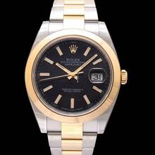 Thumbnail von Rolex Datejust 41 126303 - Datejust 41 Rolesor Yellow Smooth / Oyster / Black </h1>