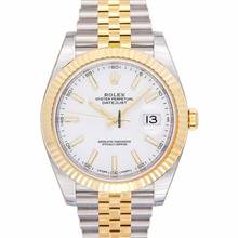 Thumbnail von Rolex Datejust 41 126333 - Datejust 41 Rolesor Yellow Fluted / Jubilee / White </h1>