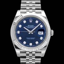 Thumbnail von Rolex Datejust 41 126334 - Datejust 41 Stainless Steel Fluted / Jubilee / Blue Diamond </h1>