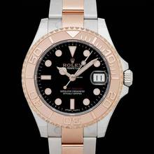 Thumbnail von Rolex Yacht-Master 37 268621 - Yacht-Master 37 Automatic Black Dial Ladies Steel and 18K Everose Gold Oyster Wat </h1>